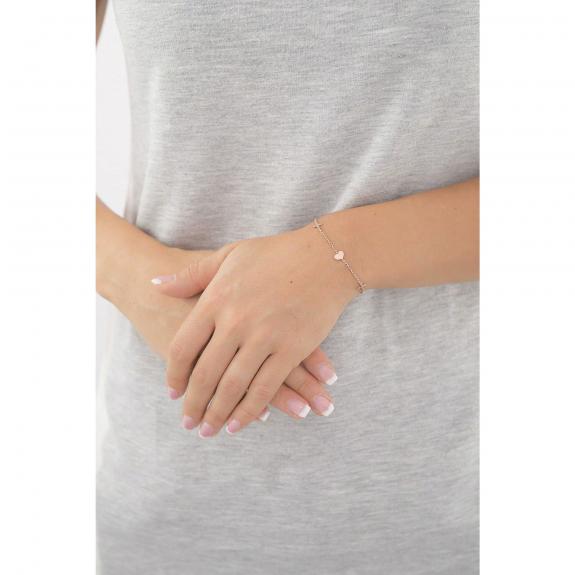 PREGA E AMA Armband aus Ros&eacute;silber Rose - Armb&auml;nder