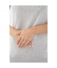 AMEN PREGA E AMA Armband aus Ros&eacute;silber - Armb&auml;nder