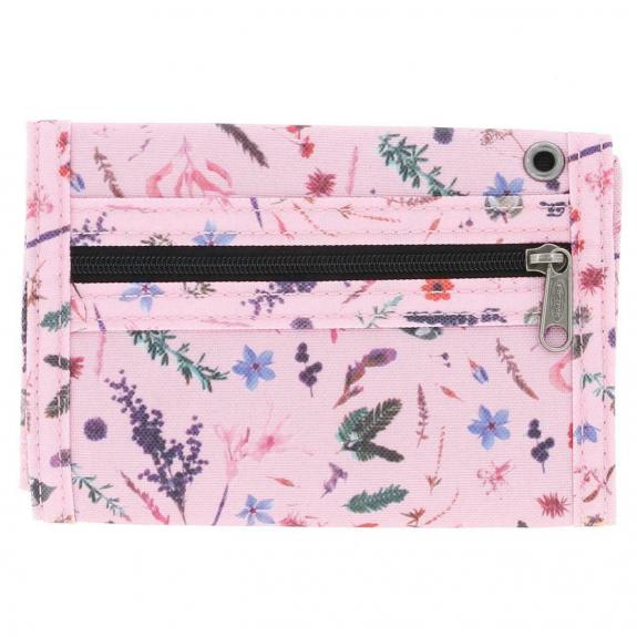 CREW Geldb&ouml;rse mit Klettverschluss Kr&auml;uter rosa - Brieftaschen Herren
