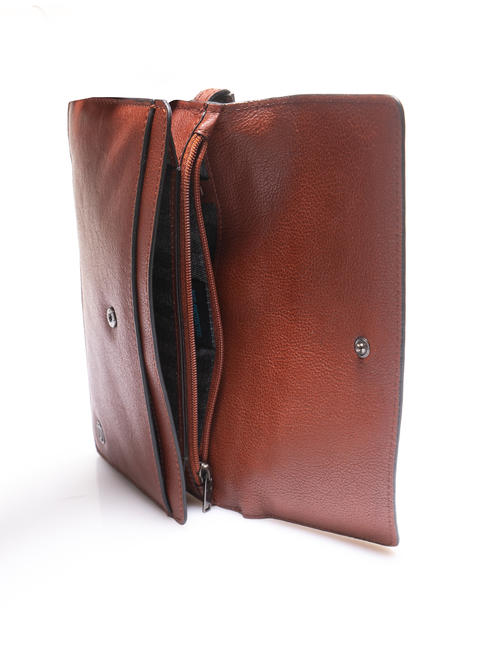 BLACK SQUARE Clutch mit Manschette, aus Leder LEDER - Tablettmappe &amp; Organizer