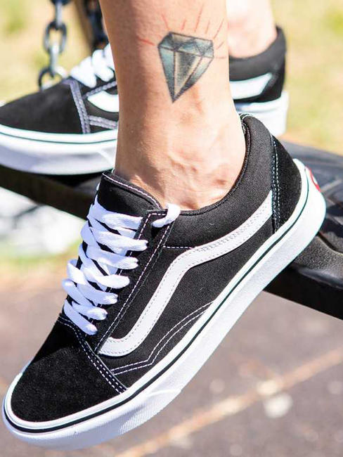 OLD SKOOL Turnschuhe Schwarz-Weiss - Schuhe Unisex