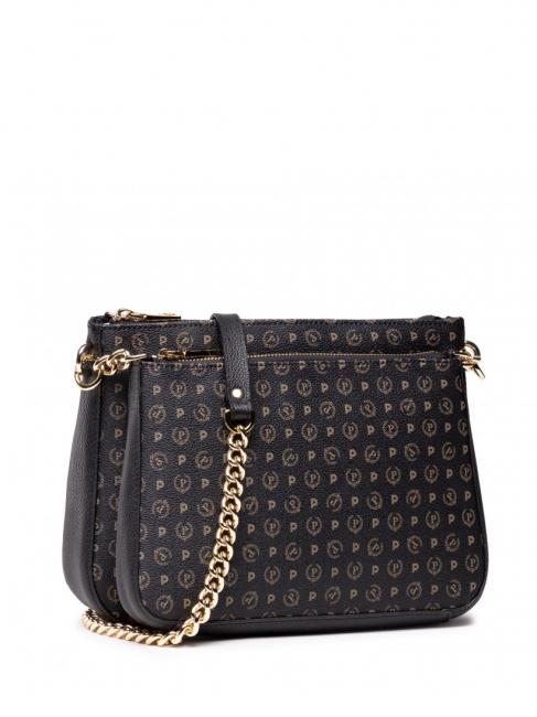 HERITAGE Umh&auml;ngetasche mit Kette Schwarz - Damentaschen