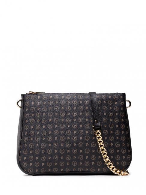 HERITAGE Umh&auml;ngetasche mit Kette Schwarz - Damentaschen