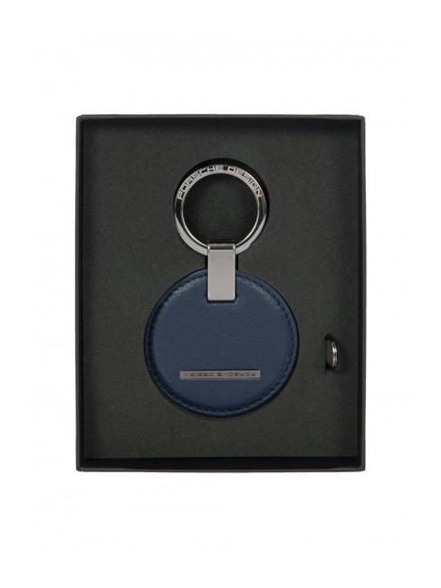 CIRCLE Schl&uuml;sselanh&auml;nger aus Leder Blau - Schl&uuml;sselanh&auml;nger und Schl&uuml;sseletuis