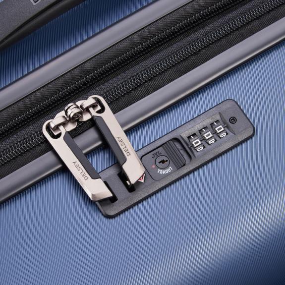 AIR ARMOUR Mittlerer Spinner Trolley, erweiterbar Nachtblau - Harte Trolleys