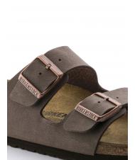 BIRKENSTOCK ARIZONA BIRKO-FLOR NUBUK Pantoffel-Sandale Mokka - Schuhe Unisex - 6