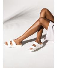 BIRKENSTOCK arizona eva Sandale ciabatta gomma Sandale aus Gummi Wei&szlig; - Damenschuhe - 7