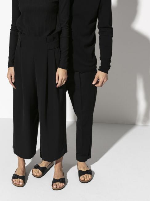 MADRID BIRKO FLOR Pantoffel-Sandale Schwarz - Schuhe Unisex