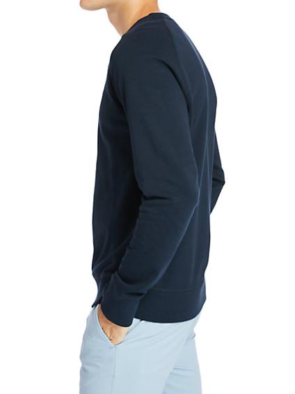 ER BASIC REGULAR Sweatshirt mit Rundhalsausschnitt dunkler Saphir - Sweatshirts Herren
