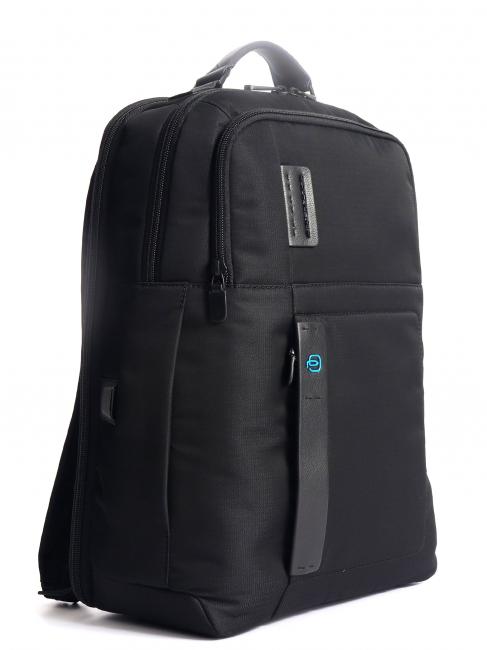 Zaino P16, PC-Halter 15,6 " CHEVRON / SCHWARZ - PC-Rucks&auml;cke