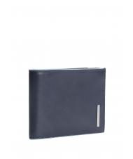 PIQUADRO BLUE SQUARE Geldb&ouml;rse aus Leder Blau - Brieftaschen Herren - 3