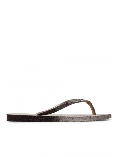 SLIM SPARKLE II Flip Flops SAND / GRAU - Damenschuhe