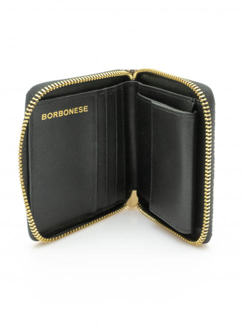 CLASSICA Geldb&ouml;rse mit mittlerem Rei&szlig;verschluss OP / NATUR / SCHWARZ - Reisetaschen