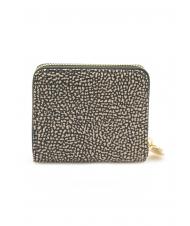 BORBONESE CLASSICA Geldb&ouml;rse mit mittlerem Rei&szlig;verschluss OP / NATUR / SCHWARZ - Reisetaschen - 3