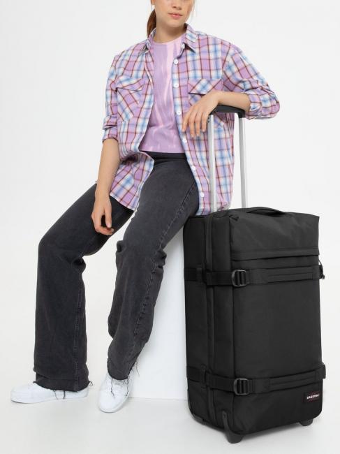 TRANSIT'R M Trolley mittlerer Gr&ouml;&szlig;e SCHWARZ - Halbharte Trolleys