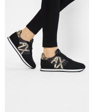 ARMANI EXCHANGE RIO Turnschuhe schwarz / hellgold - Damenschuhe - 6