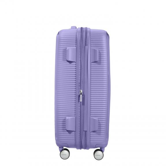 SOUNDBOX SPINNER Mittlerer Trolley, erweiterbar Lavendel - Harte Trolleys