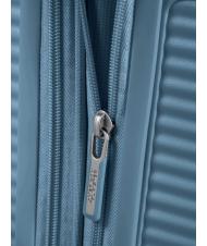 AMERICAN TOURISTER SOUNDBOX SPINNER Mittlerer Trolley, erweiterbar steinblau - Harte Trolleys - 7