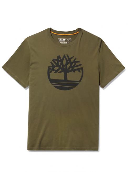 KBEC RIVER Kurzarm-T-Shirt Grabblatt - Herren-T-Shirts
