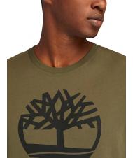 TIMBERLAND KBEC RIVER Kurzarm-T-Shirt Grabblatt - Herren-T-Shirts - 4