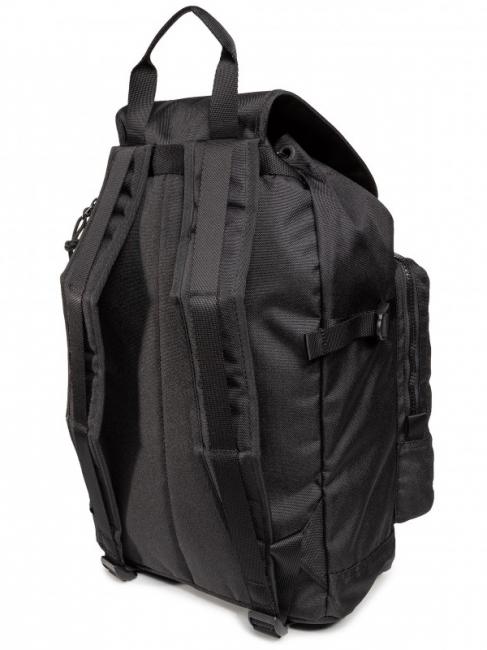  RUCKSACK Rucksack mit Klappe SCHWARZ - Rucks&auml;cke f&uuml;r Schule &amp; Freizeit