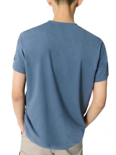 MINALF T-Shirt aus recycelter Baumwolle Meerblau - Herren-T-Shirts