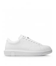 ARMANI EXCHANGE Sneaker in Haut Ledersneaker OP WEISS - Herrenschuhe - 3