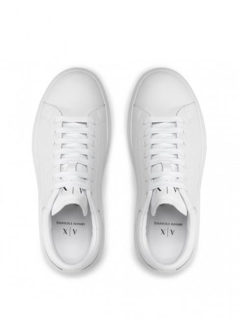 Sneaker in Haut Ledersneaker OP WEISS - Herrenschuhe