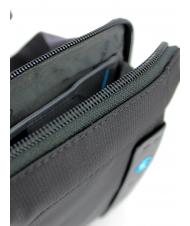 PIQUADRO B&uuml;rste P16-Linie CHEVRON / SCHWARZ - Umh&auml;ngetaschen Herren - 3