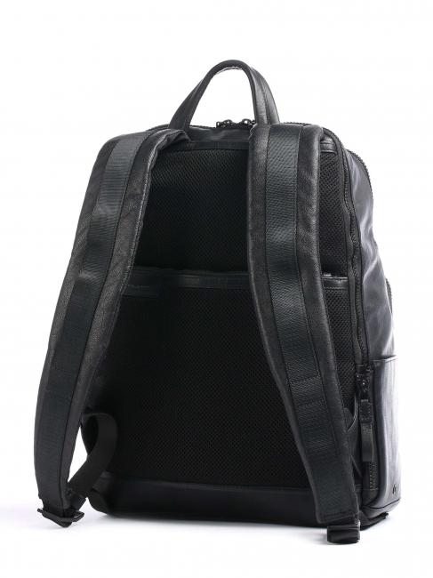 HARPER Laptop-Rucksack 14 ", aus Leder Schwarz - PC-Rucks&auml;cke