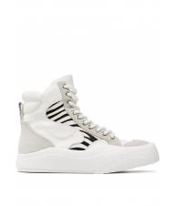 TWINSET Sneaker alta in Hautmitinserti zebrati  - Damenschuhe