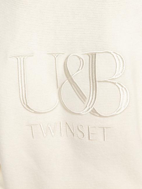 U&B  kompletter Pullover mit Kapuze und Jogging Elfenbein - Sportanz&uuml;ge f&uuml;r Damen