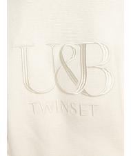 TWINSET U&B  kompletter Pullover mit Kapuze und Jogging Elfenbein - Sportanz&uuml;ge f&uuml;r Damen - 4