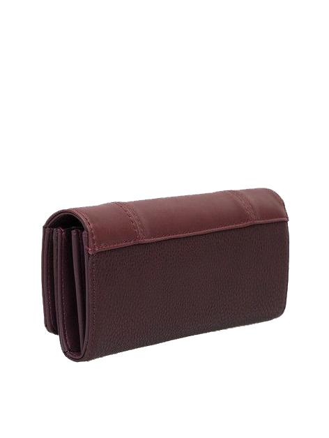 Geldb&ouml;rse Gro&szlig;artigmitpatta  dunkle Himbeere - Brieftaschen Damen