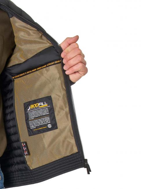 JEDO Kurze Daunenjacke mit Rei&szlig;verschluss asphaltp - Daunenjacken f&uuml;r Herren