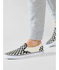 VANS CLASSIC Sneaker zum Hineinschl&uuml;pfen schwarz & wtchckerbo - Schuhe Unisex - 9