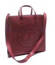 TWINSET LOGO FORELLATO Vertikaler Shopper mit Schulterriemen - Damentaschen