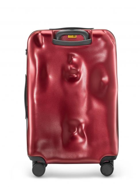 ICON Trolley mittlerer Gr&ouml;&szlig;e metall rot - Harte Trolleys