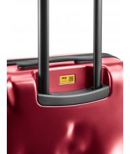 CRASH BAGGAGE ICON Trolley mittlerer Gr&ouml;&szlig;e metall rot - Harte Trolleys - 8