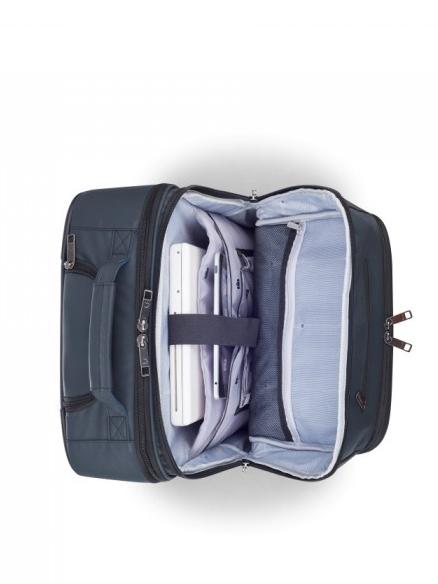 PARVIS PLUS Handgep&auml;ck-Trolley-Rucksack, 17 "PC-Halterung GRAU - Handgep&auml;ck