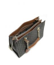 POLLINI Heritage Classic Handtasche, mit Schultergurt Schwarz Braun - Damentaschen - 3