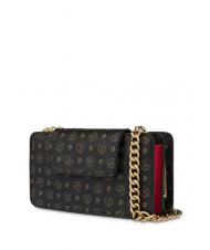 POLLINI HERITAGE CLASSIC Clutch mit Schulterriemen schwarzer Lack - Damentaschen - 2
