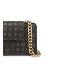 POLLINI HERITAGE CLASSIC Clutch mit Schulterriemen schwarzer Lack - Damentaschen - 4