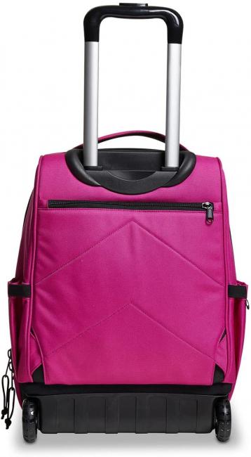 NEW WAY NEW BUMP Plain 2 in 1 Trolley-Rucksack Fuchsienfest - Rucks&auml;cke mit Trolleyfunktion