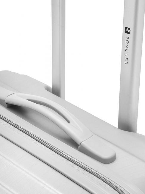 FLIGHT Gro&szlig;er Trolley Silber- - Harte Trolleys