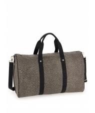 BORBONESE ECO LINE  Mittlere Tasche mit Schultergurt OP / NATUR / SCHWARZ - Reisetaschen - 2