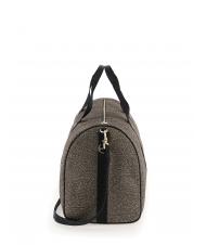 BORBONESE ECO LINE  Mittlere Tasche mit Schultergurt OP / NATUR / SCHWARZ - Reisetaschen - 3