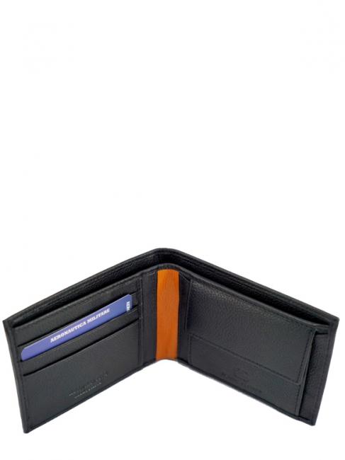 FIGHTER Herren Geldb&ouml;rse aus Leder Schwarz - Brieftaschen Herren
