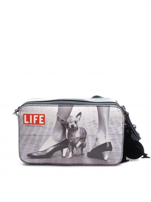LIFE NINA Mini Kameratasche Umh&auml;ngetasche Hunde - Damentaschen