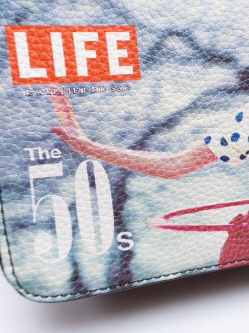 LIFE NINA Mini Kameratasche Umh&auml;ngetasche die f&uuml;nfziger - Damentaschen